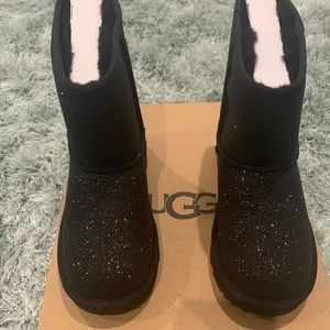 Uggs! Black Glitter Uggs
